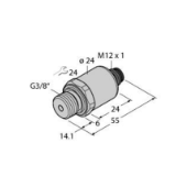 100000564 - Pressure Transmitter, With Current Output (2-Wire)