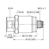 100031975 - Pressure Transmitter, With 2 Switching Outputs and IO-Link