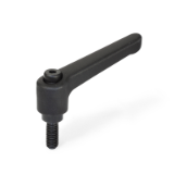 WN 400 - Fixed Clamping Levers, Threaded Stud Type, with Steel Components Inch