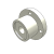 FAA063-062-060-068-070 - Bearing with seat and retaining ring double bearing L size specified type round type