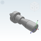 YKE41_58 - Positioning pin welding fixture, cone angle R-shaped with grinding back groove and shoulder type, external thread type/stop screw type