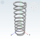 YFWR - Compressed Spring L Size Designation Type,Outer Diameter Reference Type