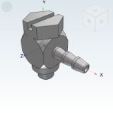 J-XYA11 - Precision type/Vacuum connector/External connector/External thread