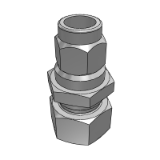 J-XYV80 - Precision type, pipe joint with sleeve, internal thread and diaphragm direct head