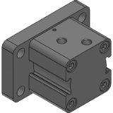 CBY14-FA - Double action-Single rod, Rod Rectangular Flange