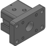 CBY14-FB - Double action-Single rod, Head Rectangular Flange